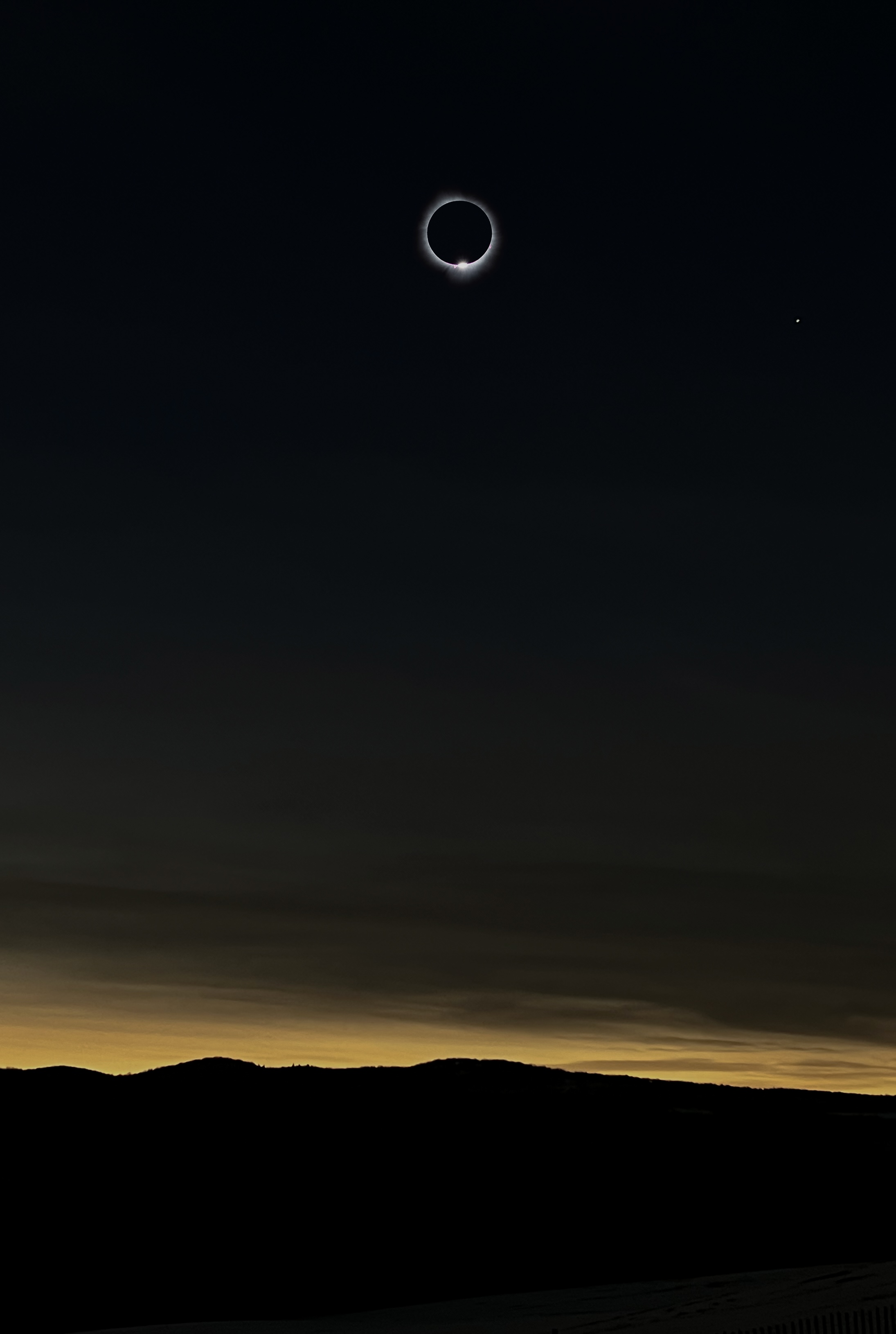 Eclipse landscape